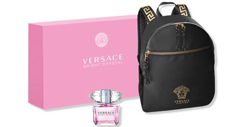 versace female cologne|women versace perfume with backpack.